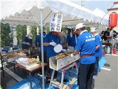 バザー 前山自治会やきとり