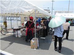 バザー 漁協婦人部たこ飯