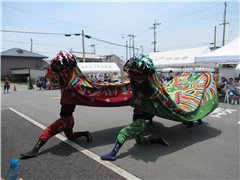 開会式 西町大獅子パフォーマンス