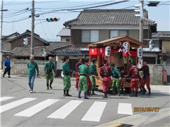 開会式 西町だんじりパフォーマンス