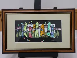秋桜 切り絵会